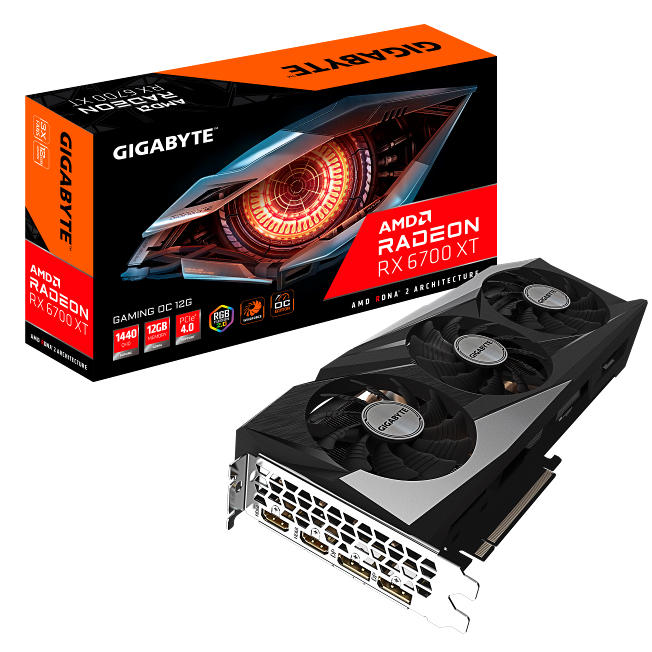 Gigabyte ra mắt dòng card Radeon RX 6700 XT