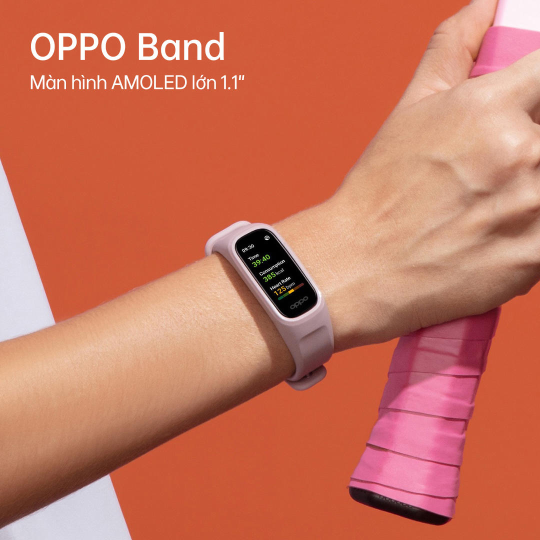 Ra mắt OPPO Band, thiết bị theo dõi sức khỏe toàn diện với tính năng đo chỉ số SpO2 liên tục