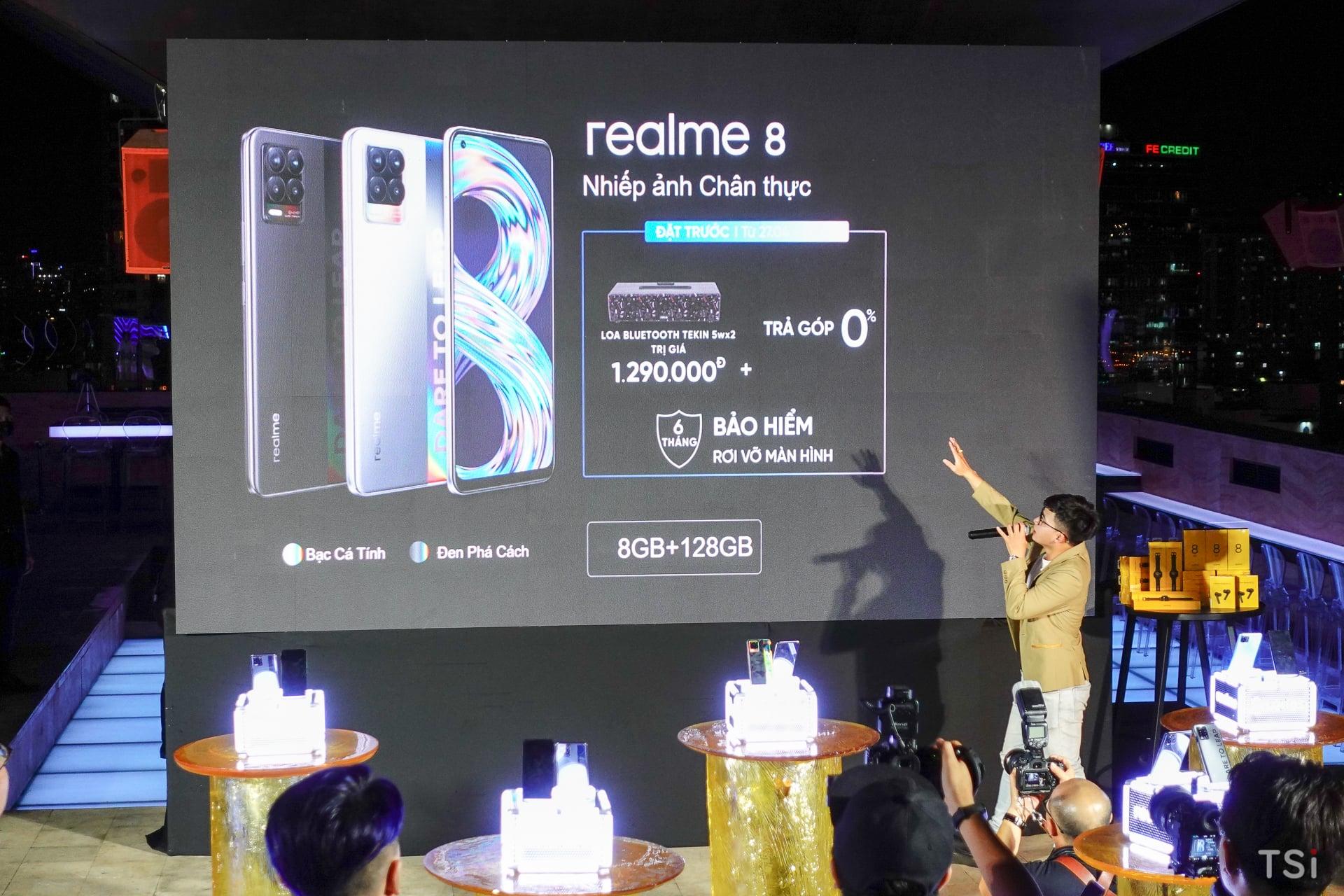 Realme 8 series ra mắt, công bố giá vào ngày 27.4