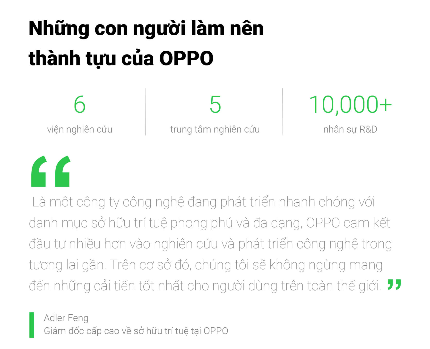 Tổ chức WIPO: OPPO thuộc top 10 đơn vị đăng ký cấp bằng sáng chế PCT hàng đầu trên toàn thế giới