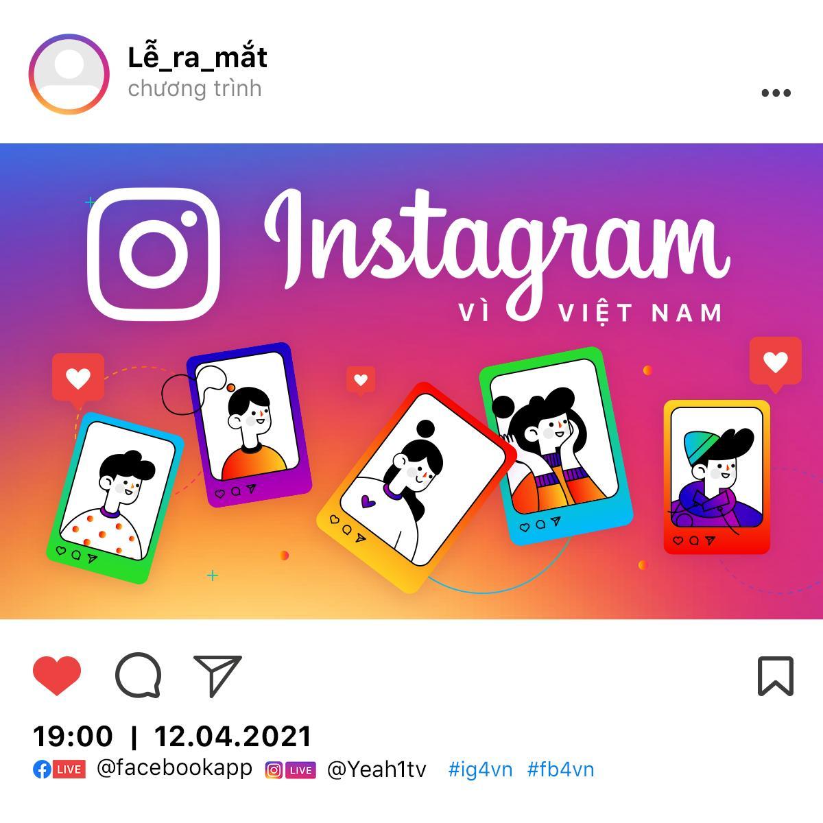 Facebook ra mắt chiến dịch 'Instagram vì Việt Nam'