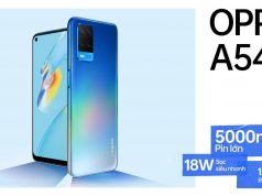 OPPO A54 ra mắt, pin 5000mAh, sạc siêu nhanh 18W