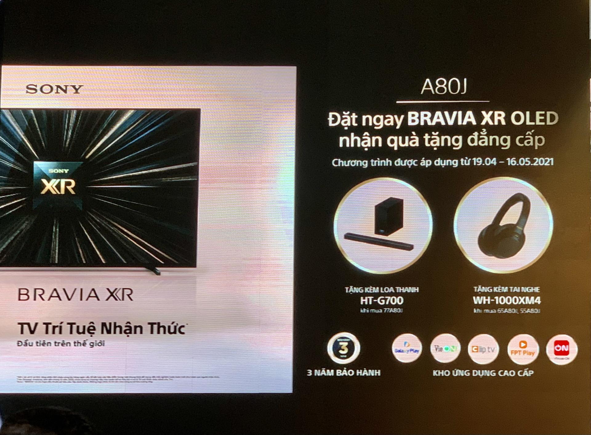 Sony ra mắt thế hệ TV BRAVIA XR tại Việt Nam, tích hợp trí tuệ nhận thức