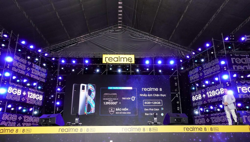 Realme công bố giá bộ đôi 8 series qua sự kiện khuấy động hoành tráng