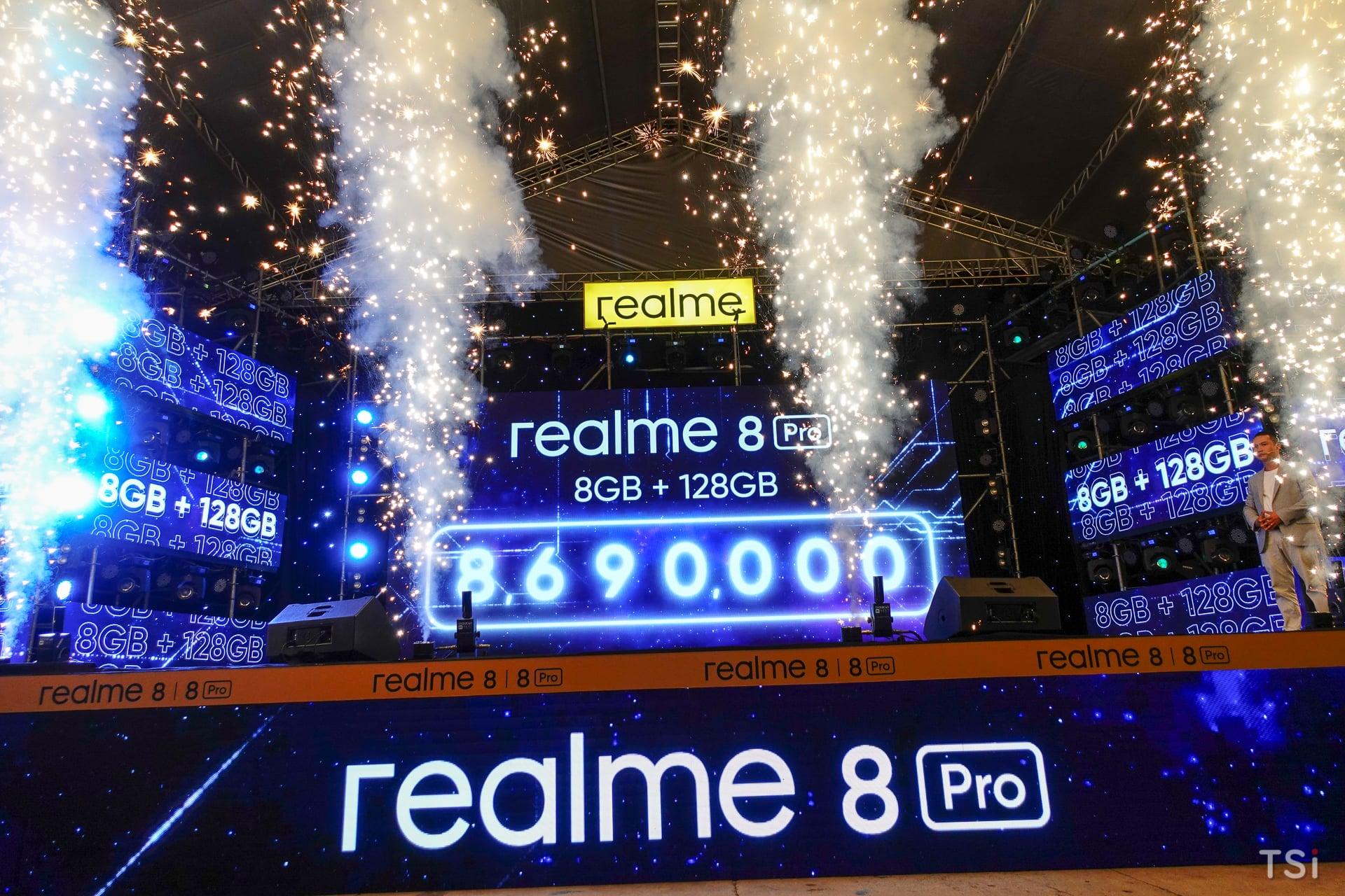 Realme công bố giá bộ đôi 8 series qua sự kiện khuấy động hoành tráng