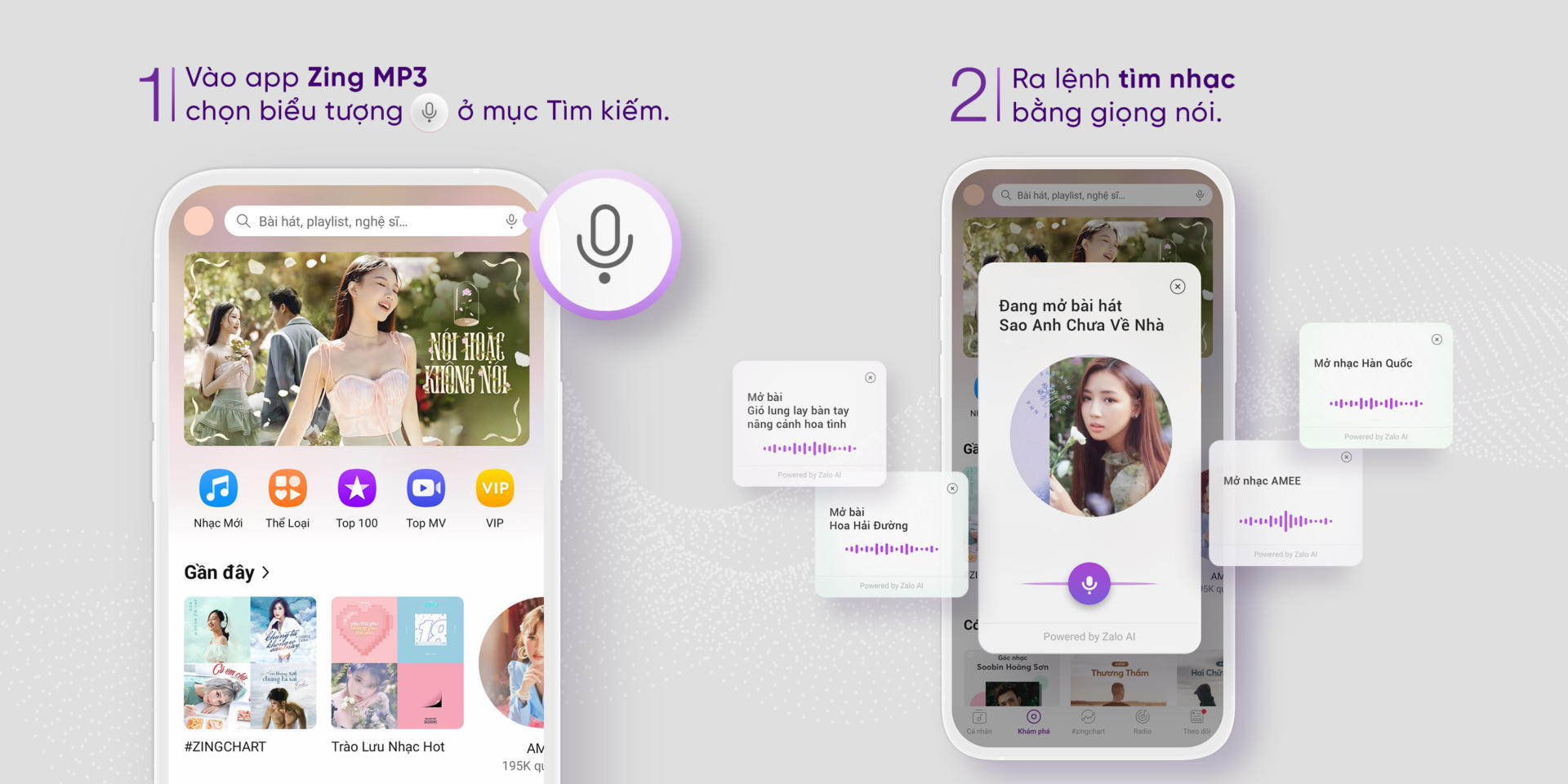 Zing MP3 nâng cấp trợ lý giọng nói tiếng Việt, giúp tìm nhạc nhờ trí tuệ nhân tạo