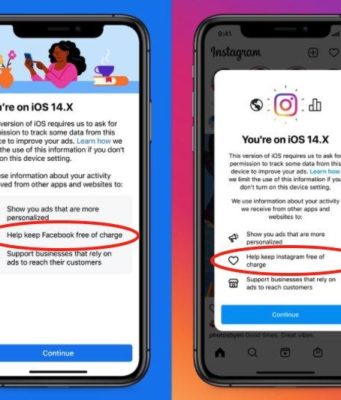 Facebook và Instagram gây áp lực với người dùng iOS 14.5