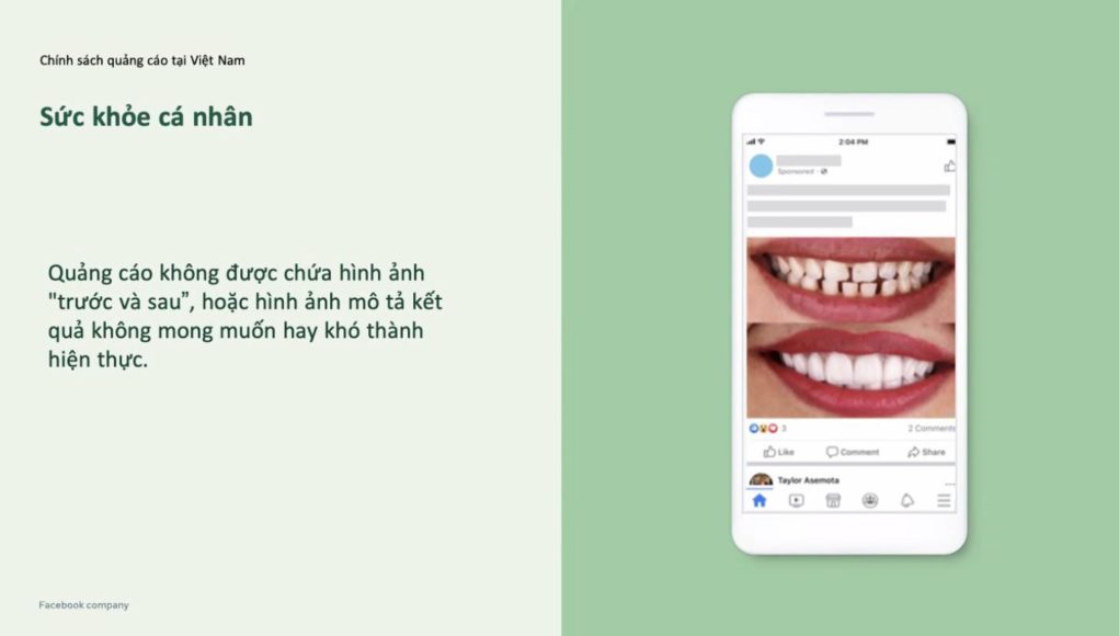 Facebook làm rõ chính sách quảng cáo tại Việt Nam