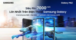 Samsung Galaxy M62 pin tới 7.000mAh, giá 10 triệu đồng