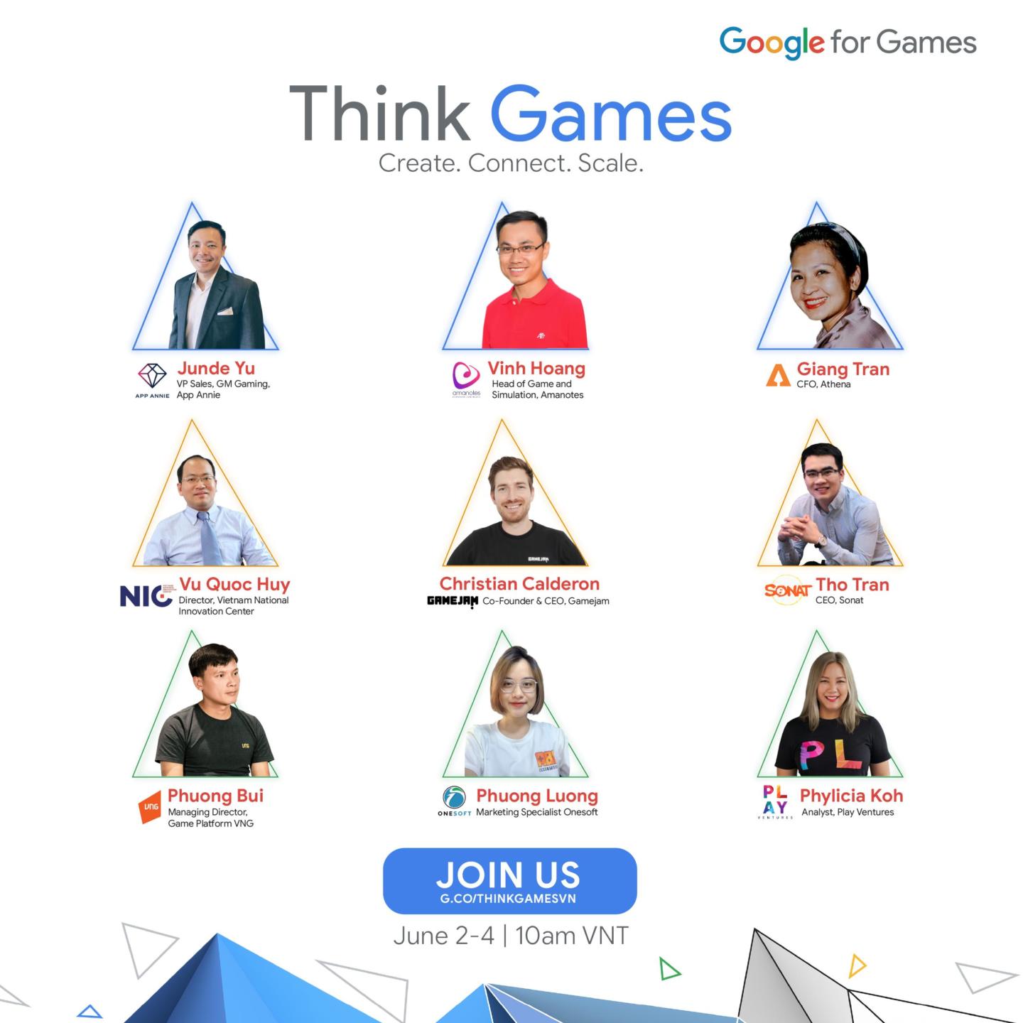 Google Think Games Vietnam 2021 diễn ra từ 2-4.6