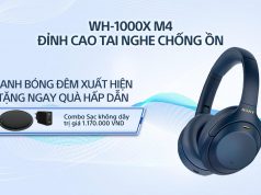 Tai nghe chống ồn Sony WH-1000XM4 phiên bản xanh bóng đêm