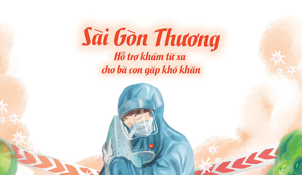 Chương trình thiện nguyện 'Sài Gòn thương' hỗ trợ khám từ xa cho bà con gặp khó khăn