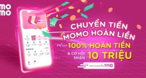 Ví MoMo tung ưu đãi khi chuyển tiền 111đ đến người thân, bạn bè