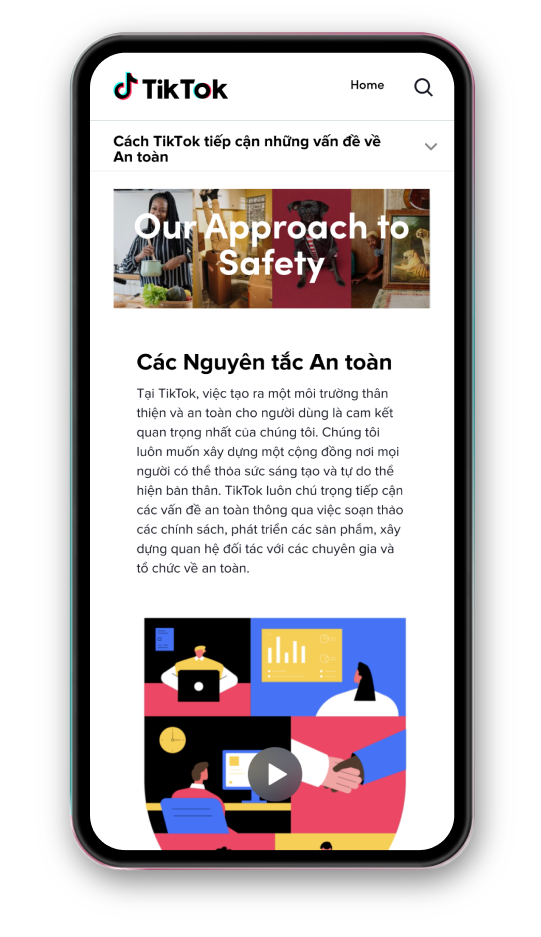 TikTok cập nhật nguồn tài nguyên an toàn cho các gia đình