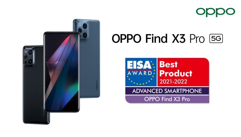 Find X3 Pro nhận giải thưởng EISA cho hạng mục Smartphone tiên phong của năm