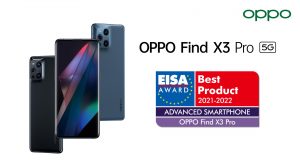 Find X3 Pro nhận giải thưởng EISA cho hạng mục Smartphone tiên phong của năm