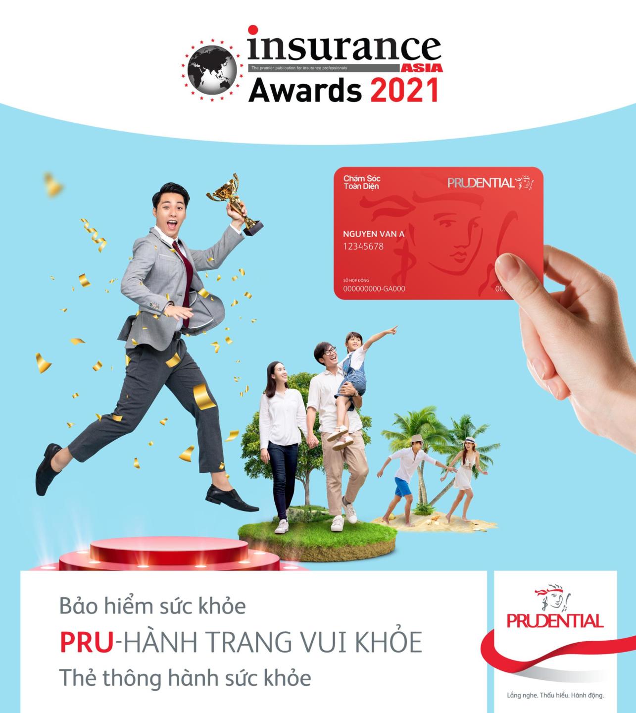 Prudential được vinh danh bởi Insurance Asia Awards 2021