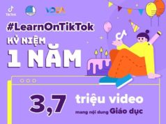 TikTok tổ chức chương trình kỷ niệm 1 năm #LearnOnTikTok