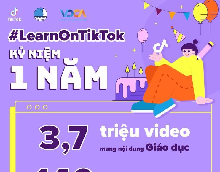 TikTok tổ chức chương trình kỷ niệm 1 năm #LearnOnTikTok