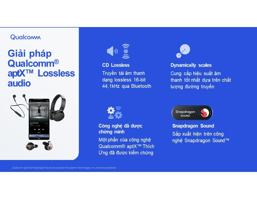 Qualcomm nâng cấp Snapdragon Sound dùng Bluetooth hỗ trợ truyền âm thanh dạng lossless