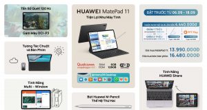 Còn 5 ngày để sở hữu bộ đôi máy tính bảng Huawei MatePad 11 và M-Pencil với nhiều ưu đãi hấp dẫn