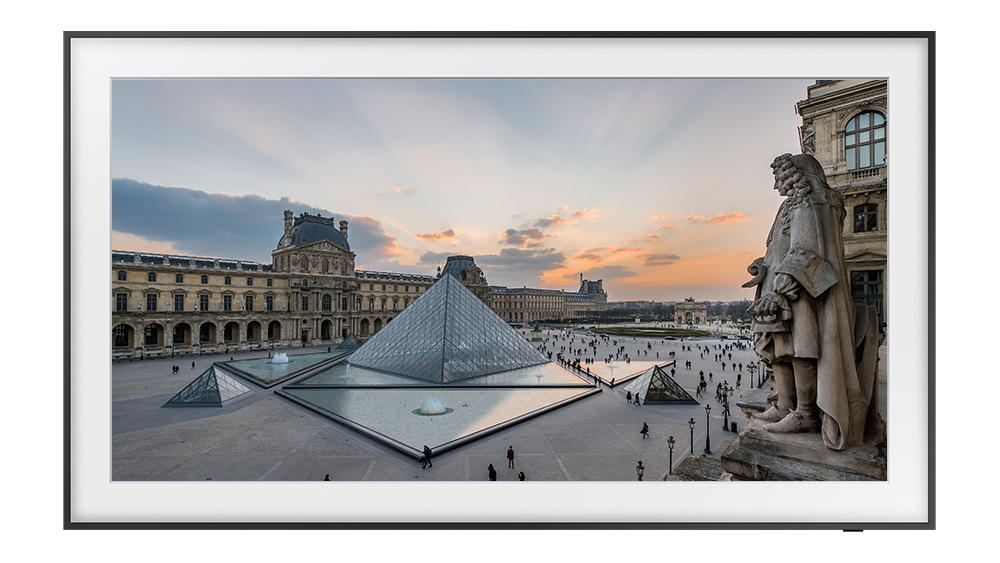 Ngắm nàng Mona Lisa trên TV The Frame của Samsung từ Bảo tàng Louvre