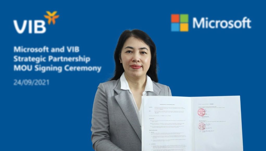 VIB hợp tác Microsoft tạo bứt phá tốc độ dịch vụ và đổi mới sáng tạo