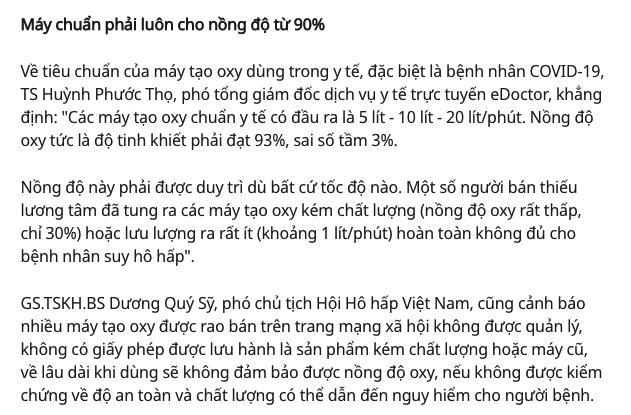 5 máy tạo Oxy chuẩn y tế đáng mua nhất hiện nay