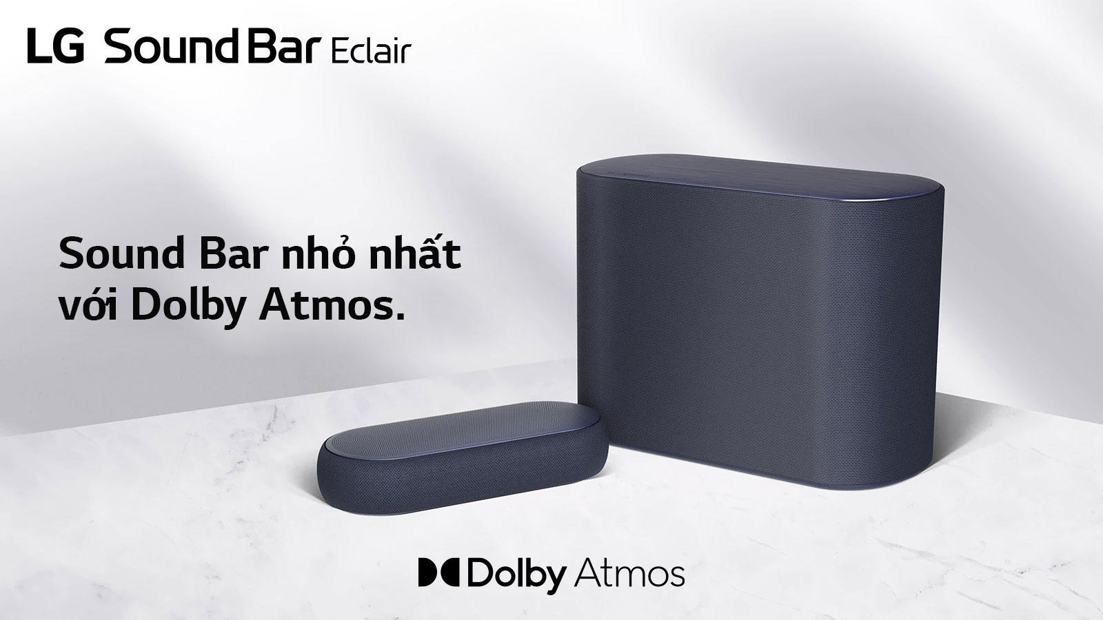 Ra mắt LG Éclair, soundbar lấy cảm hứng từ chiếc bánh ngọt