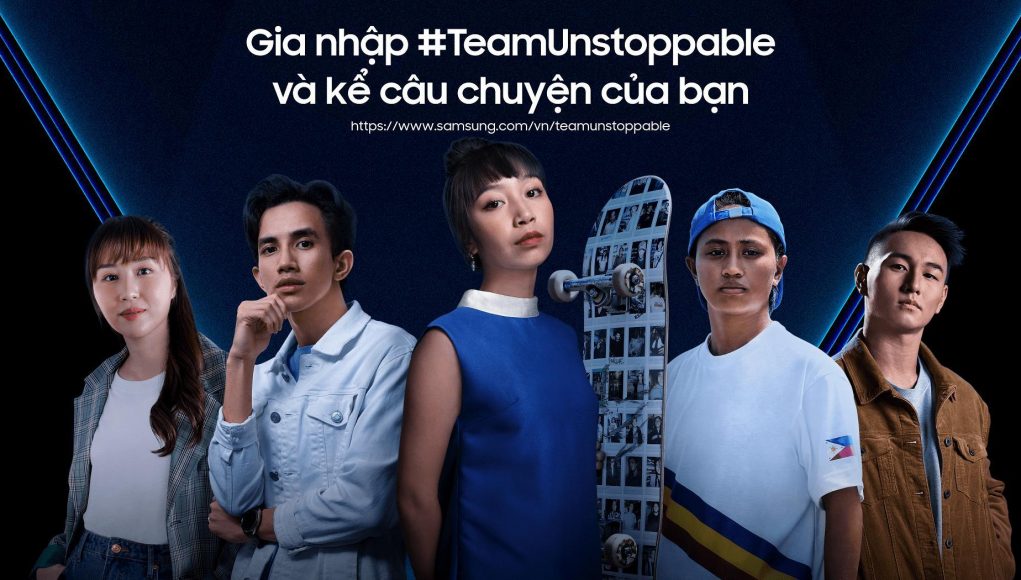 Samsung triển khai chiến dịch #Team Unstoppable toàn khu vực Đông Nam Á nhằm khuyến khích giới trẻ làm điều không thể