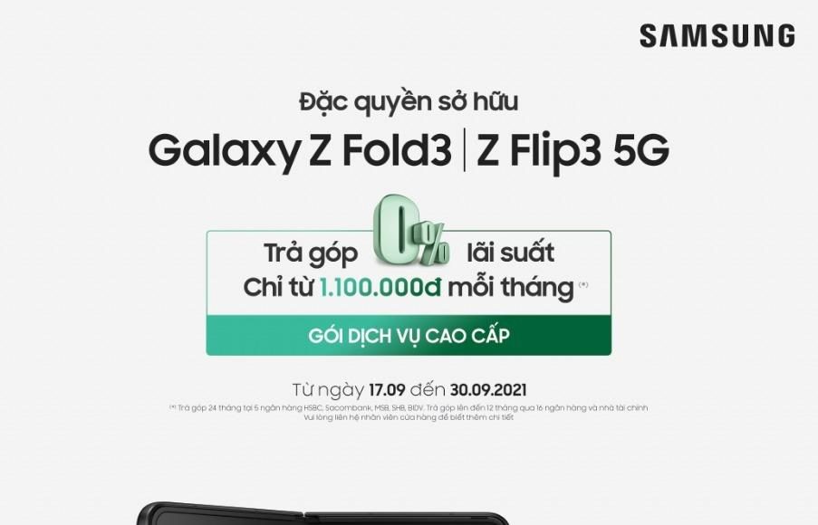 Hôm nay Samsung giao hàng Galaxy Z Fold3 và Z Flip3 5G