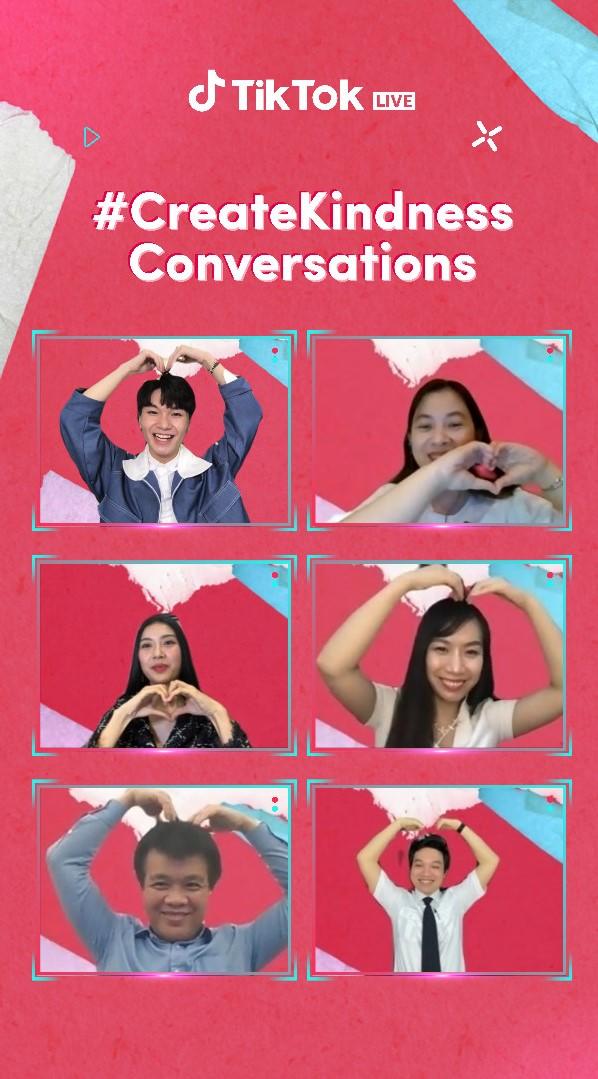 TikTok tổ chức trực tuyến chương trình #CreateKindness Conversations