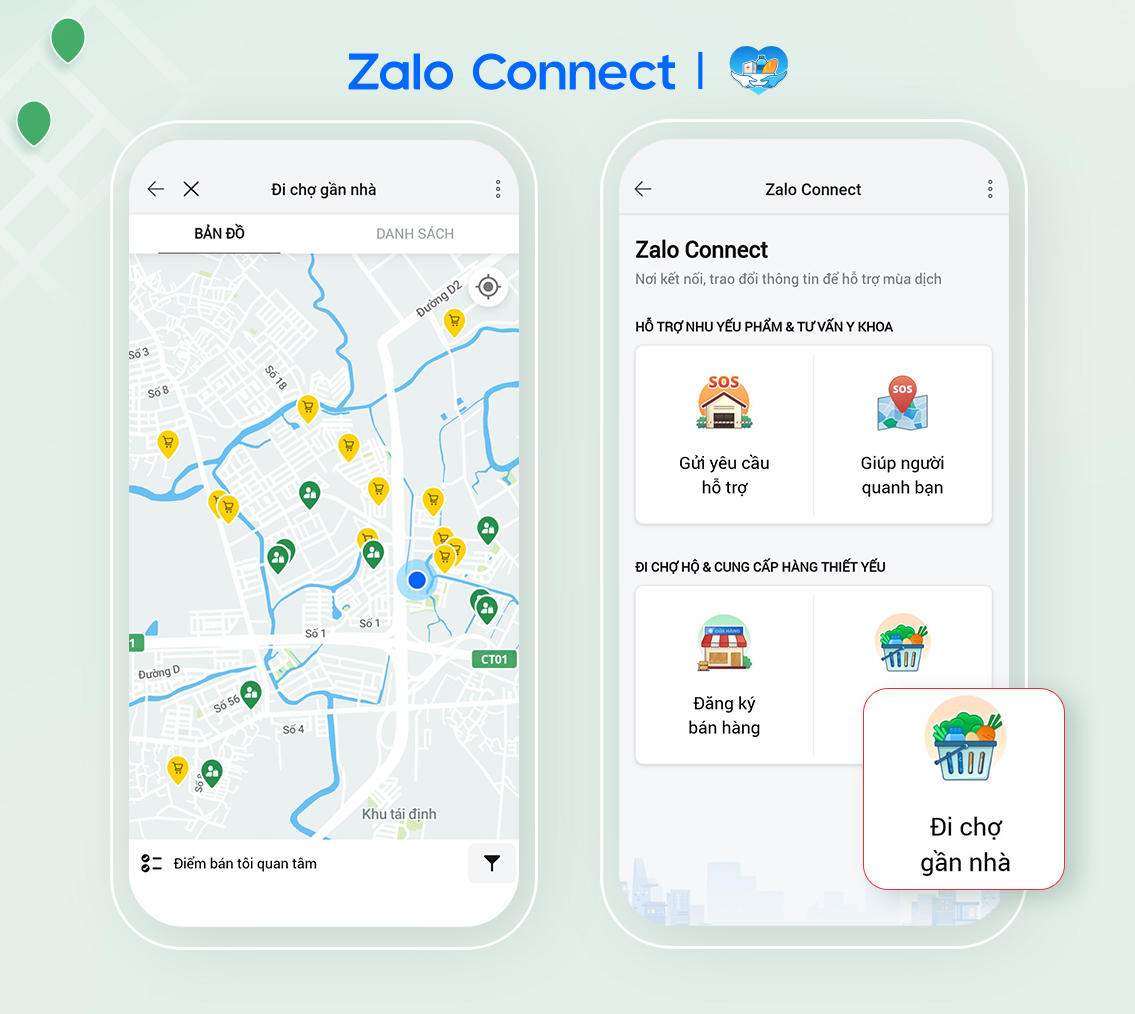 Zalo Connect ghi nhận 85.000 lượt giúp đỡ, mở rộng ra 45 tỉnh/thành