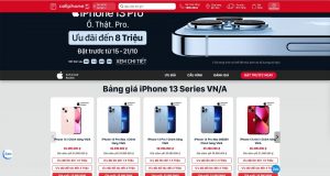 CellphoneS công bố giá mở đặt trước iPhone 13 chính hãng tại thị trường Việt Nam