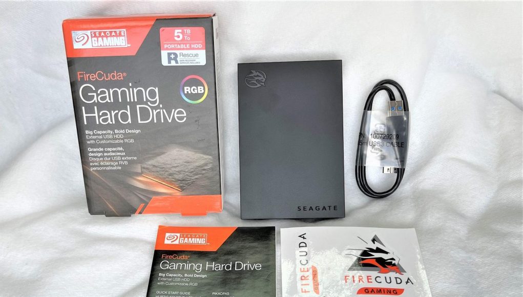 Seagate FireCuda Gaming Hard Drive RGB: Ổ cứng di động dung lượng cao cho game thủ