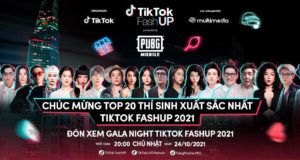 Top 20 TikTok FashUP Gala Night 2021 chính thức lộ diện