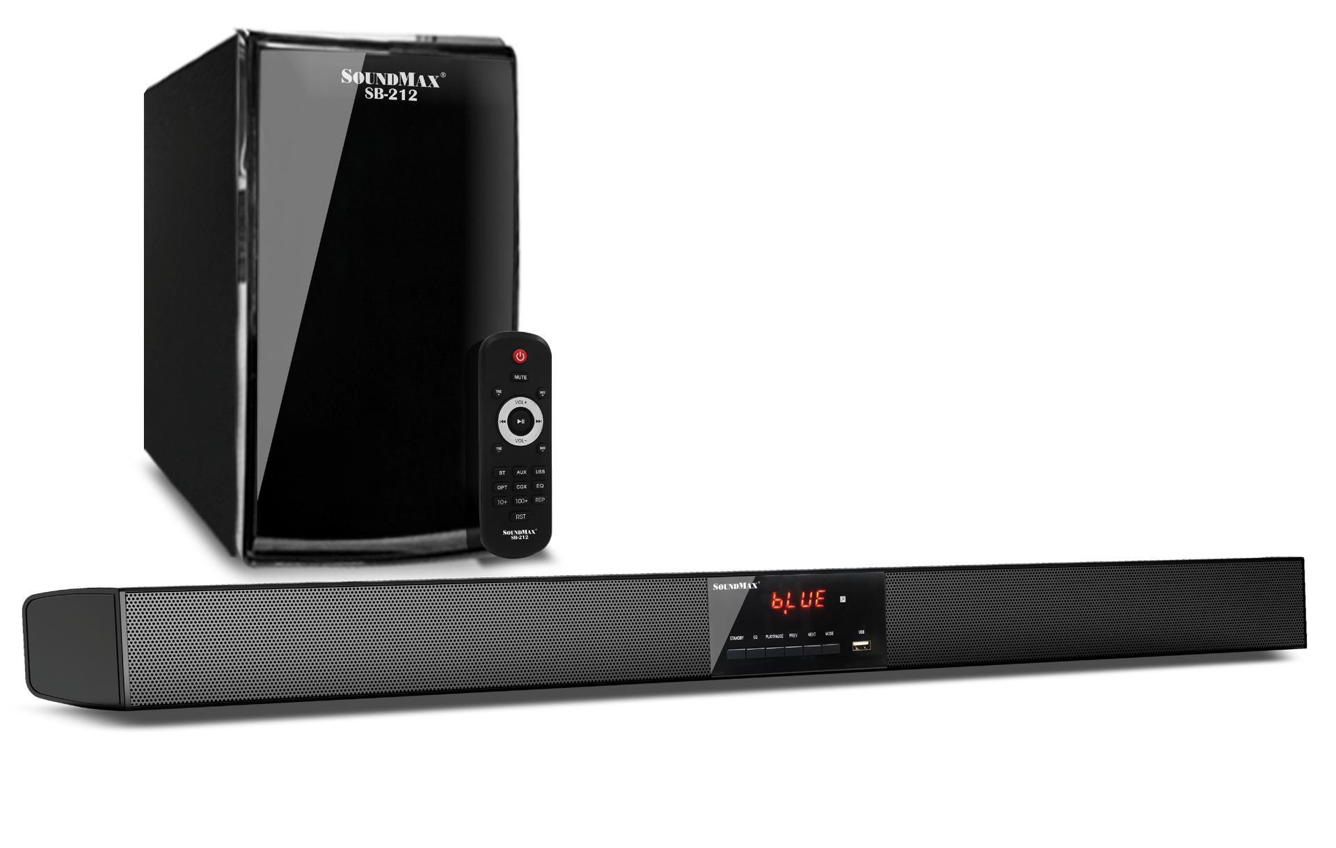 Loa soundbar SoundMax SB-212: “cân” tốt mọi loại hình giải trí