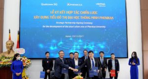 Phenikaa-X, Viettel Networks và Qualcomm ký kết thỏa thuận hợp tác xây dựng dự án tiểu đô thị đại học thông minh đầu tiên ở Việt Nam