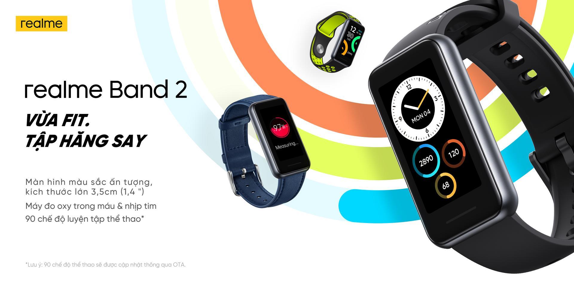 Realme ra mắt 2 smartphone và 1 smartband, giá dưới 5 triệu đồng