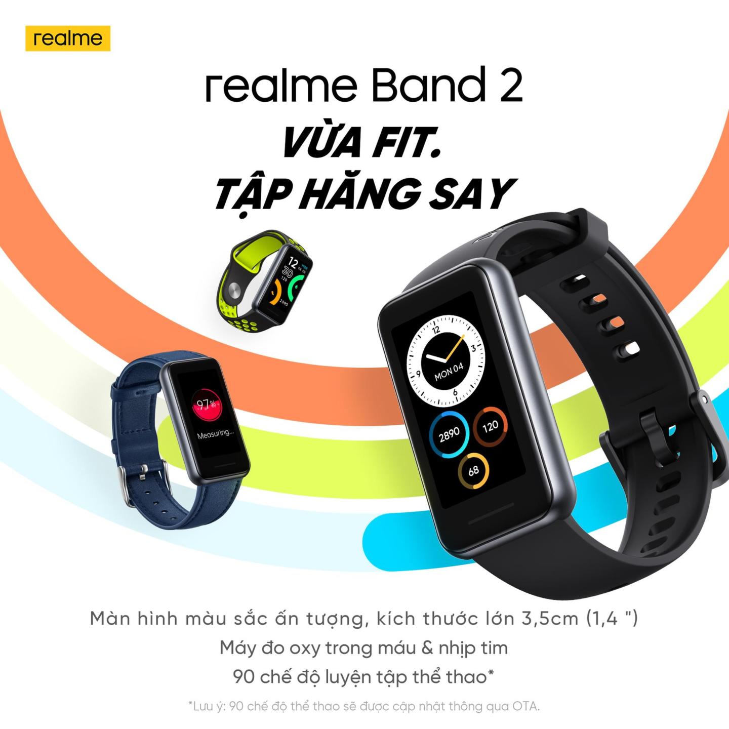 Realme ra mắt 2 smartphone và 1 smartband, giá dưới 5 triệu đồng