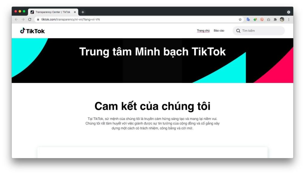 TikTok công bố cải tiến mới của Trung tâm Minh bạch