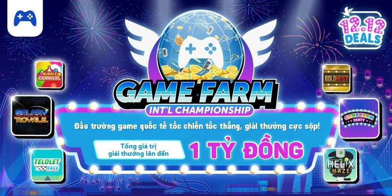 Traveloka khởi động Giải vô địch Game Farm Quốc Tế tại Đông Nam Á chào đón Siêu Sale Du Lịch 12.12