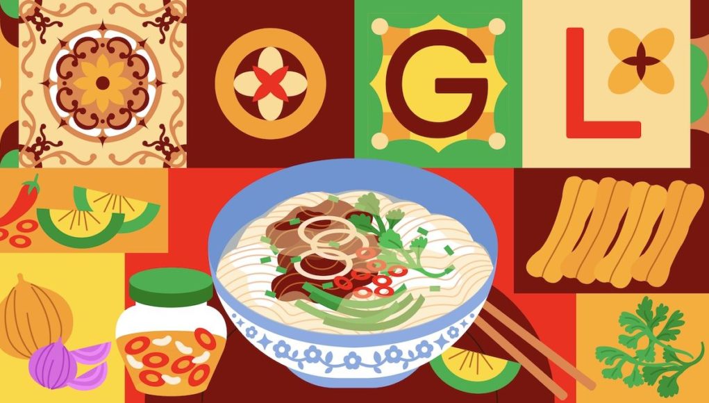 Google Doodle Phở tôn vinh văn hóa ẩm thực Việt Nam trên Google Tìm kiếm của 20 quốc gia