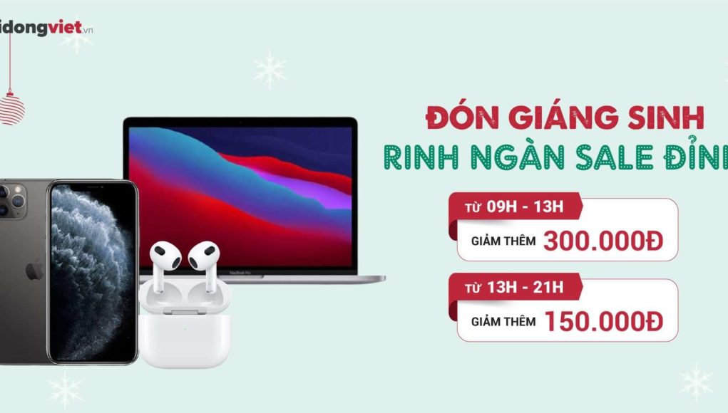 Nhiều điện thoại, tablet, phụ kiện công nghệ giảm đến 54% dịp đón Giáng sinh