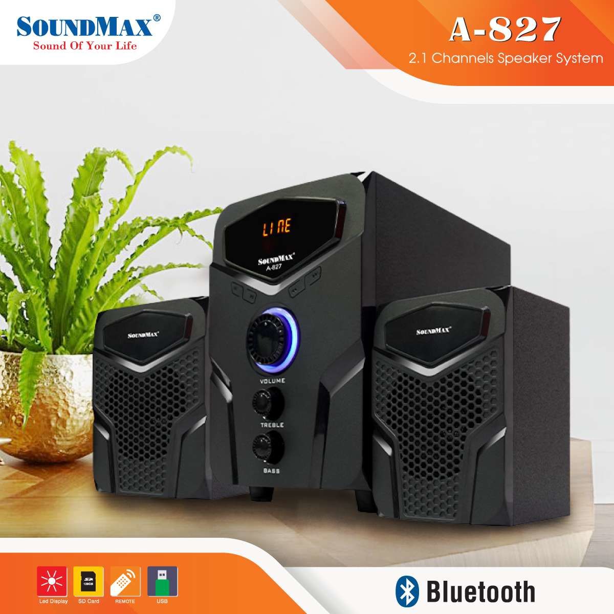 Thích nhỏ gọn, chọn SoundMax A-827