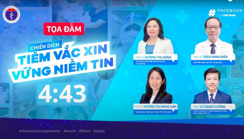 Chiến dịch truyền thông 'Tiêm vắc xin - Vững niềm tin' về đích với tọa đàm số 3 và ca khúc cổ động chính thức