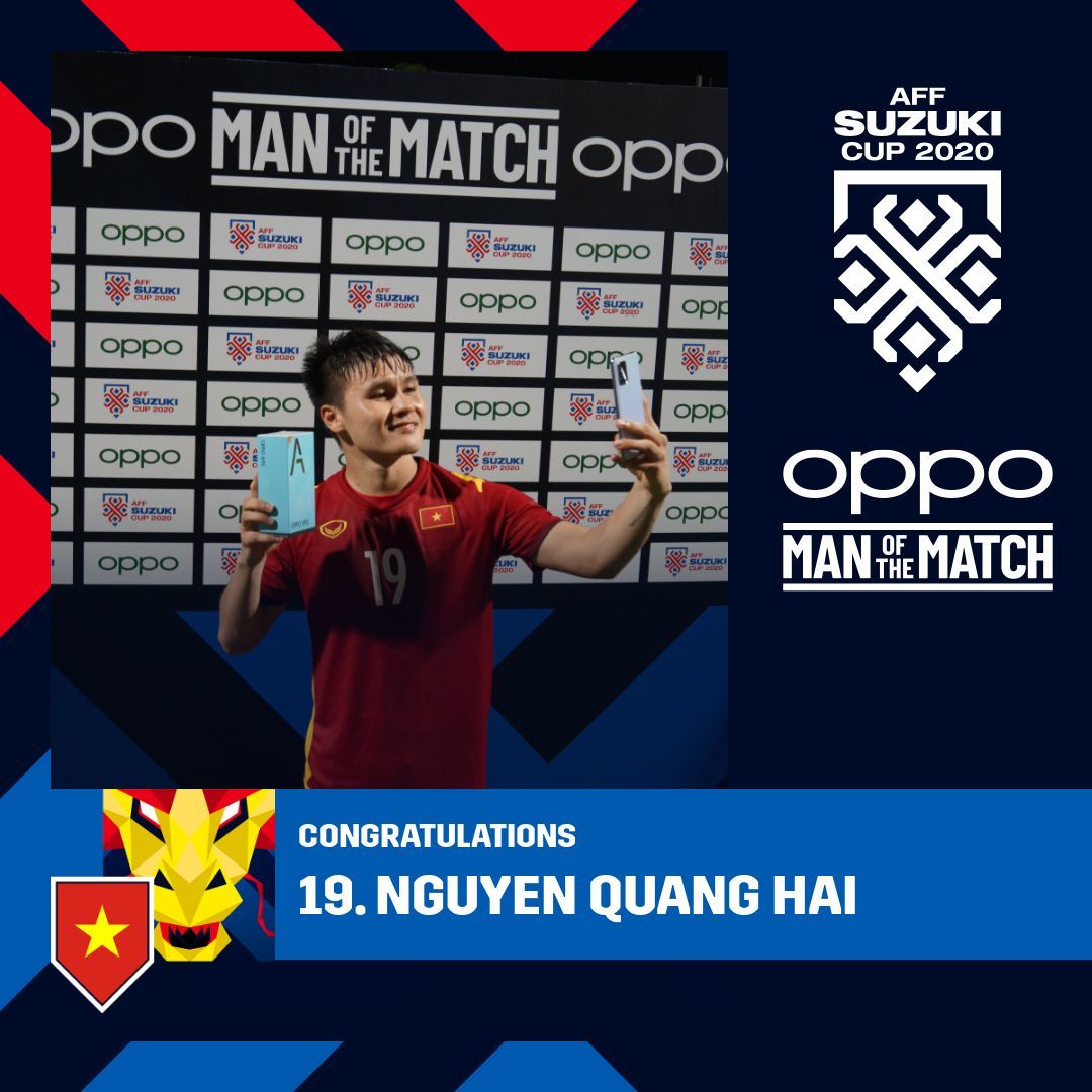 'Man of the Match' trận cầu Việt Nam – Cambodia: Nguyễn Quang Hải