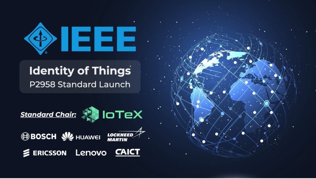 Liên minh Lenovo, Huawei, Bosch, IoTeX... đang phát triển tiêu chuẩn IEEE blockchain IoT toàn cầu