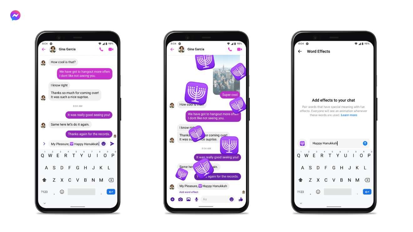 Cùng người thân yêu chào đón mùa lễ hội với những tính năng mới trên Messenger