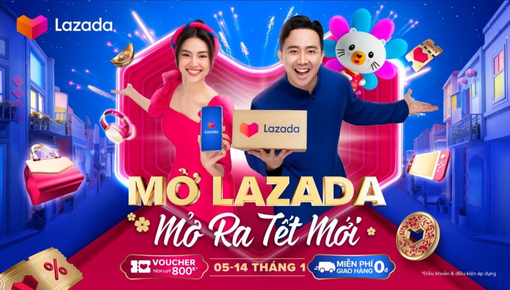 Lazada mở lễ hội mua sắm 'Tết mới, Sale to'